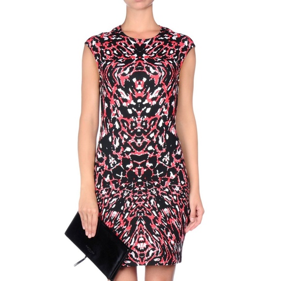 NWT $645 McQ Alexander McQueen Kaleidoscope Dress. M - Picture 2 of 4